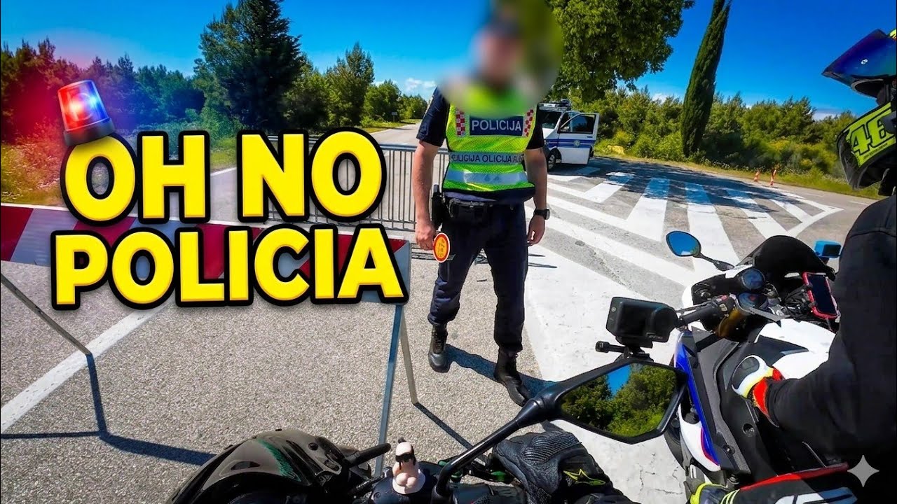 Zablokowali nam drogę 💀 Chorwacja na motocyklu 😎