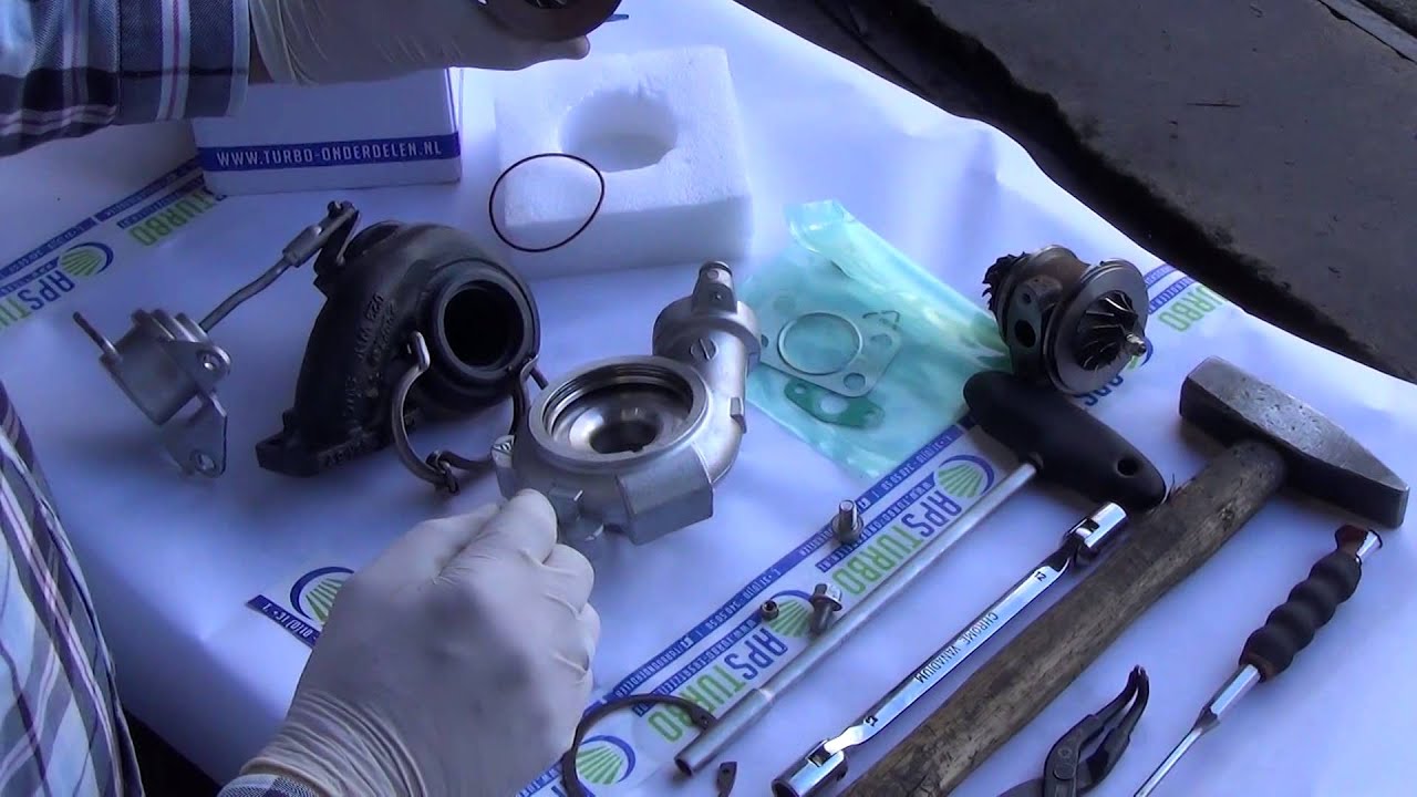 Ford focus 1.6 TDCI turbo revisie Turbo repair in 4 minuten