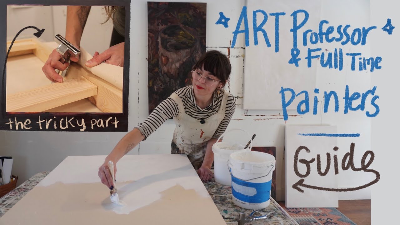 Полное руководство по натяжке и грунтованию холста 🎨🖼️