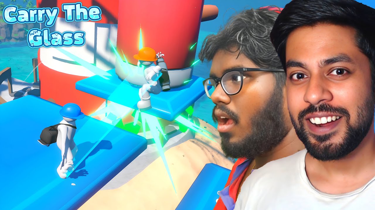 I TRIED CARRYING THE GLASS TO THE TOP ! @ThanjaiGaming