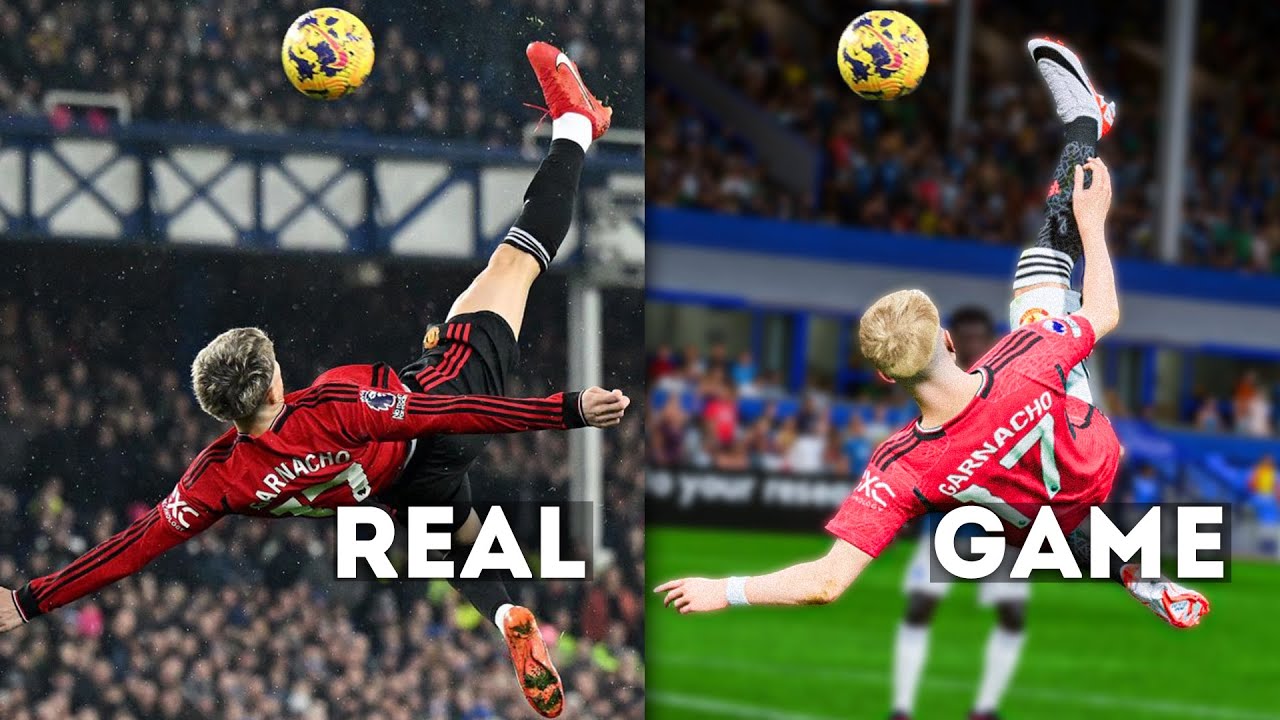 How I Recreated GARNACHO'S BICYCLE KICK in EA FC 24