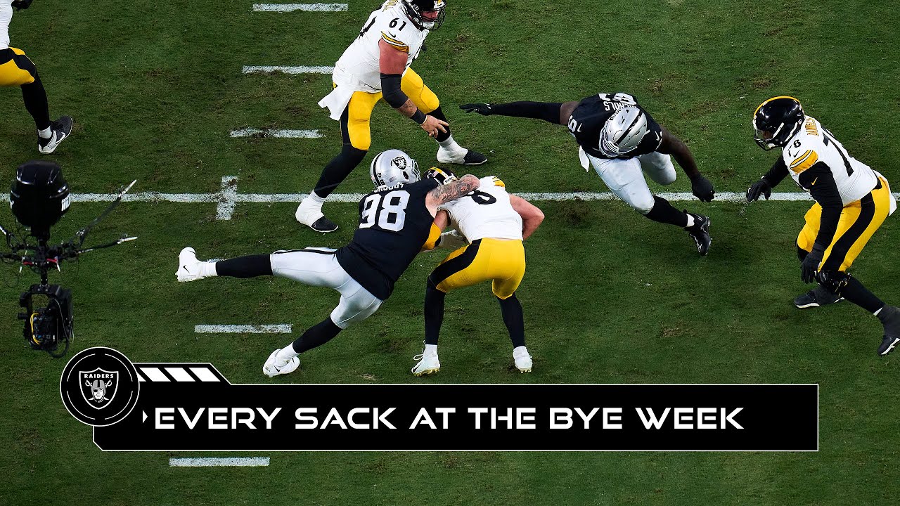 Every Raiders Sack at the Bye Week | 2023 NFL Season | Raiders