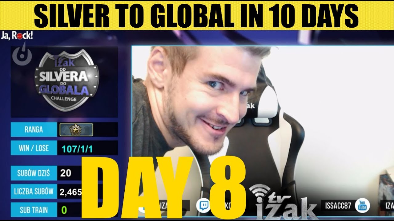 IZAK - SILVER TO GLOBAL IN 10 DAYS (DAY 8)