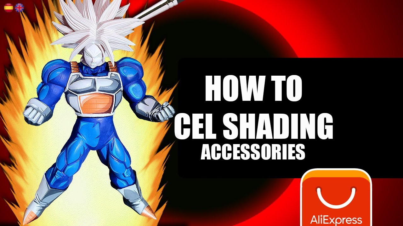 Курс рисования фигурок с сел-шейдингом / Стиль аниме - Super Trunks Dragon Ball Z - Эпизод 2