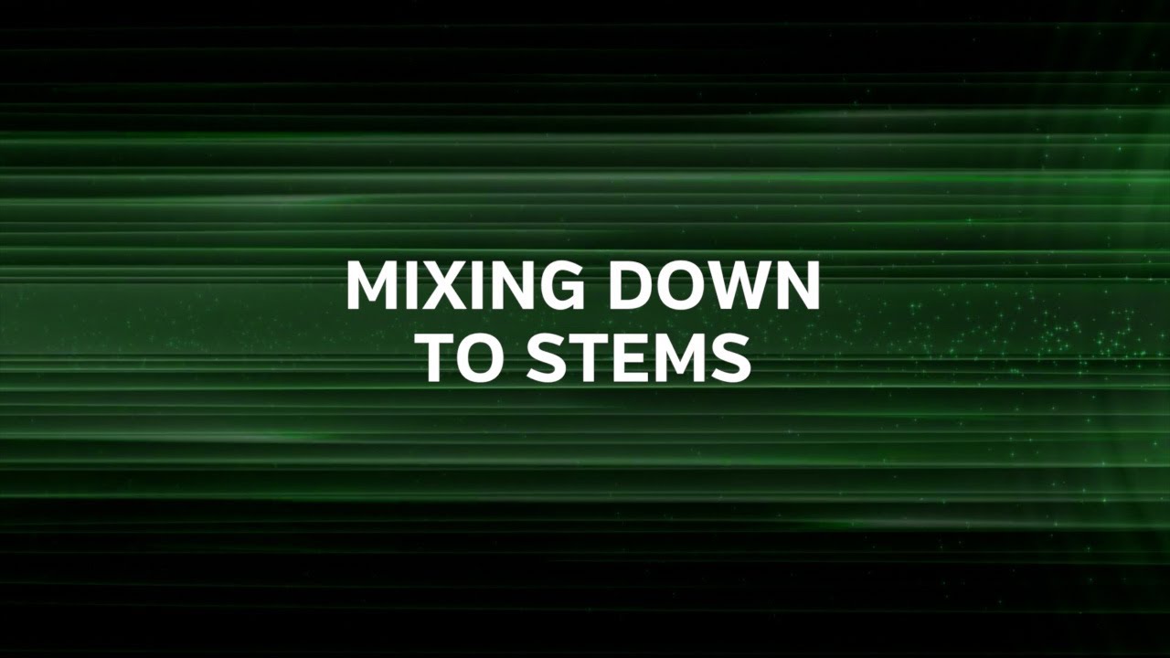 Mixcraft 8 University: Mixing Down To Stems