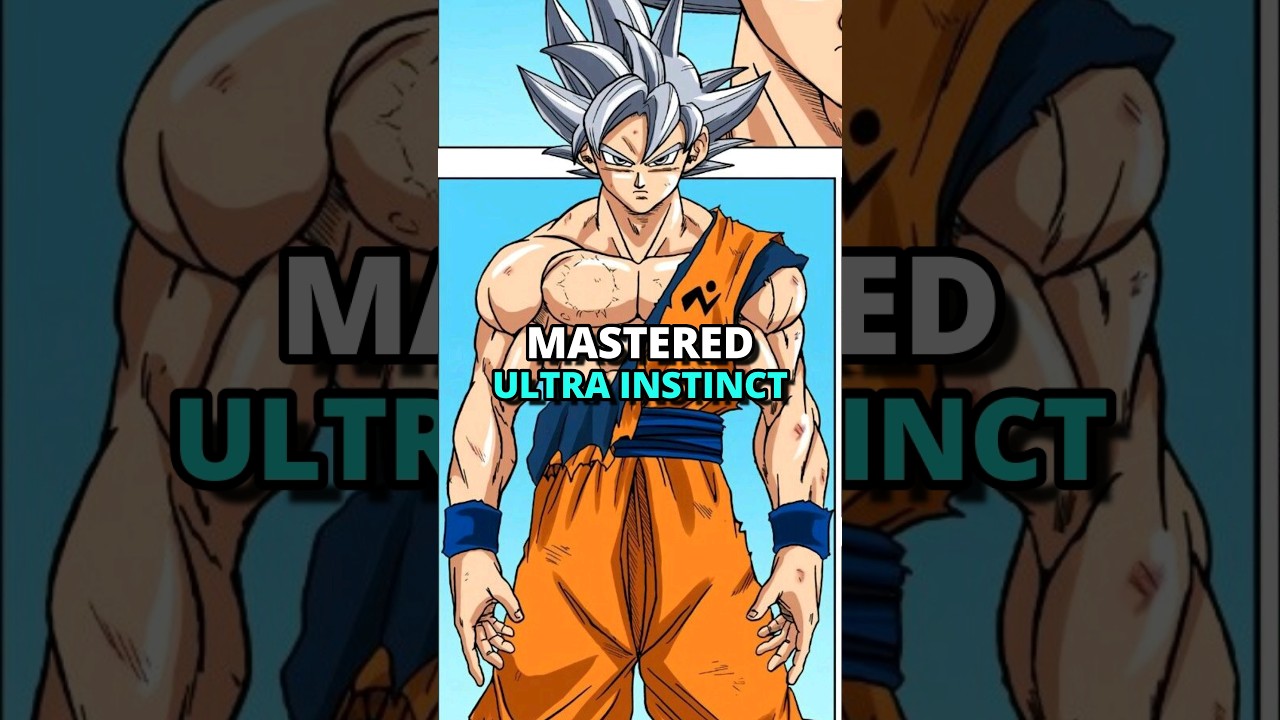 Goku All Ultra Instinct Forms in Dragon Ball #dbs #dbz #goku