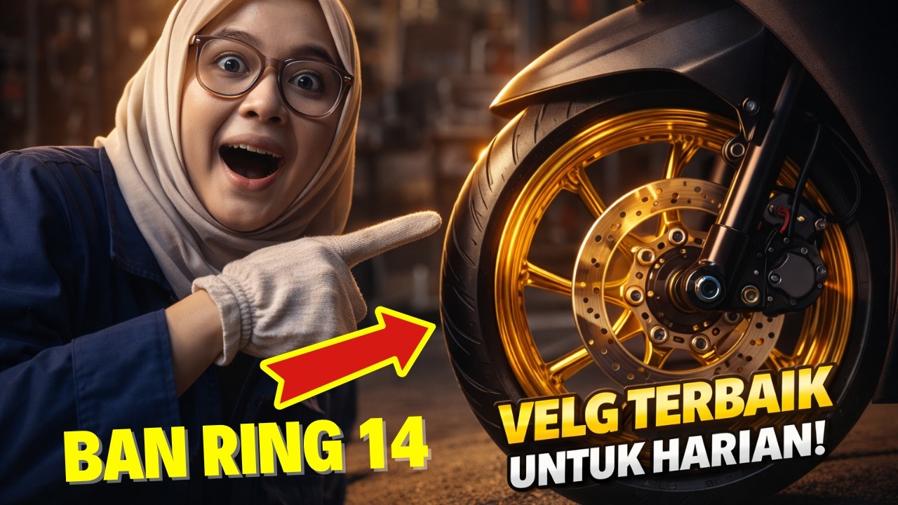 5 Rekomendasi Velg Motor Matic Ring 14 Terbaik untuk Harian!