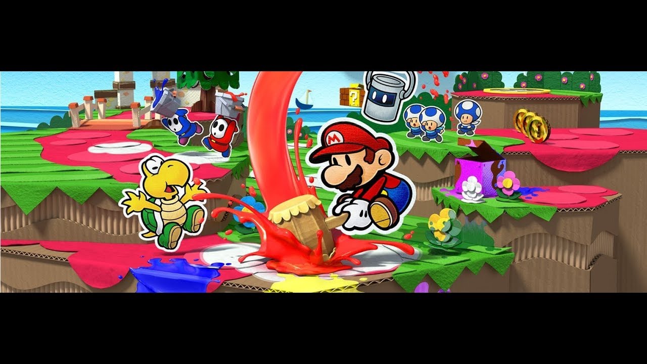 Playing Some Paper Mario Color Splash and QNA