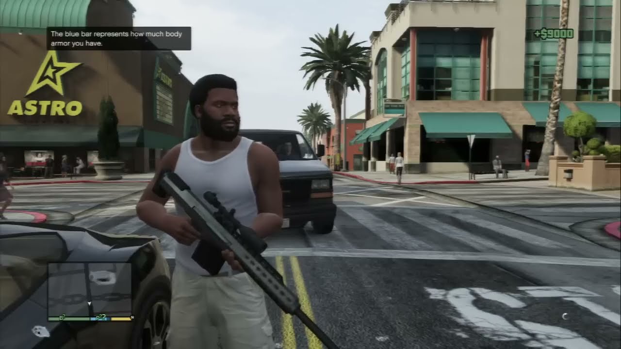 Grand Theft Auto V - Hotel Assassination: Assassinate The Target, Shoot Through SUV w Sniper Rifle