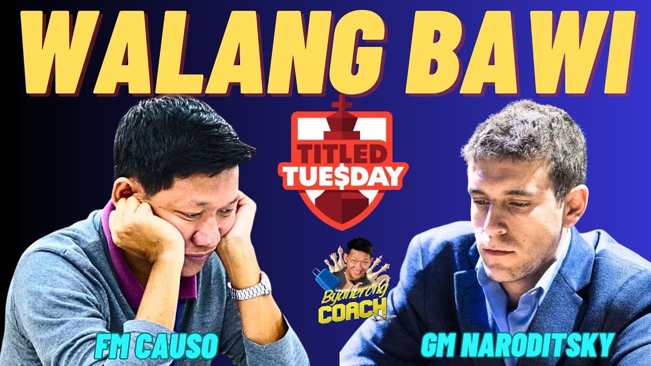 RIP GM DANIEL NARODITSKY ||  My last game with Danya Sensei || Causo vs Naroditsky! Titled Tuesday