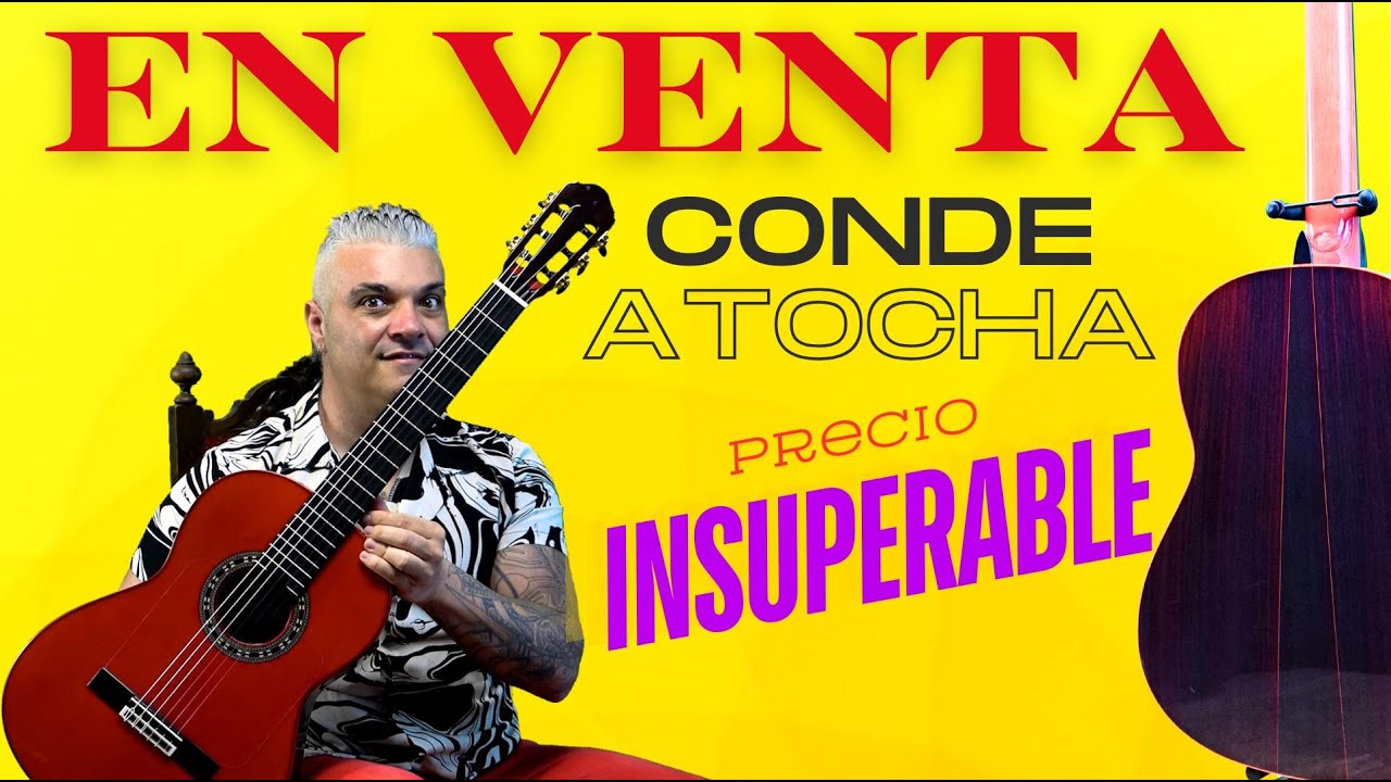 Conde Atocha n8 calidad & precio INSUPERABLE Guitarra flamenca Palo santo