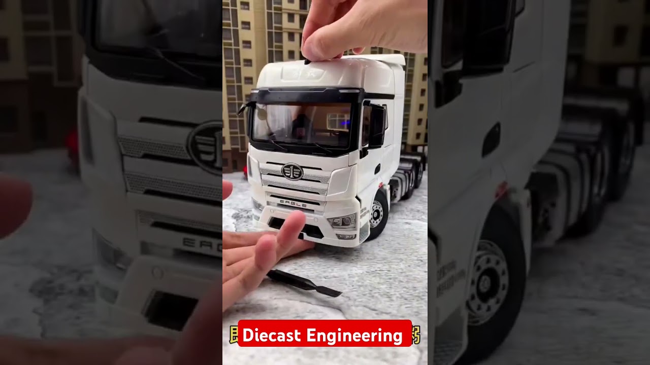 1:24 FAW Jiefang trailer head transport truck Chinese trucks #unstoppable #truck #ytshorts #faw
