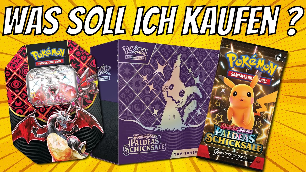 ALLE PRODUKTE vom NEUEN SET Pokemon Paldeas Schicksale für den deutschen Sammler