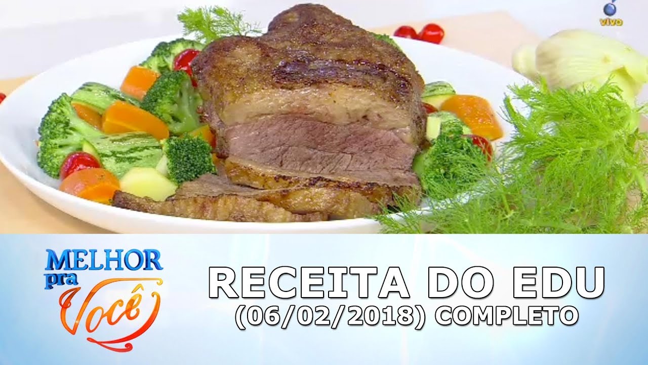 Receitas do Edu:  Carne na Cerveja com Legumes (04/02/18) | Completo