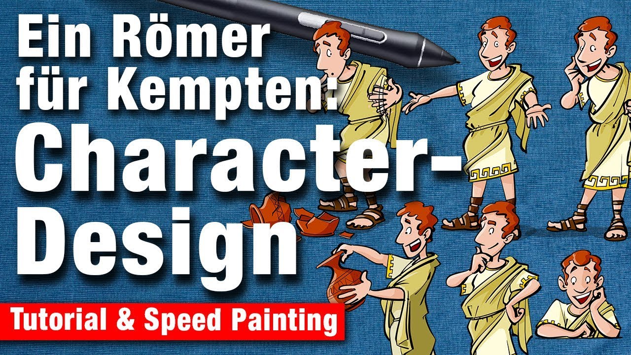 Character Design: Wie deine Figur immer gleich aussieht | Projekt: „Kempten wimmelt“