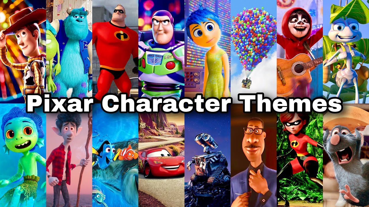 All Pixar Character Themes
