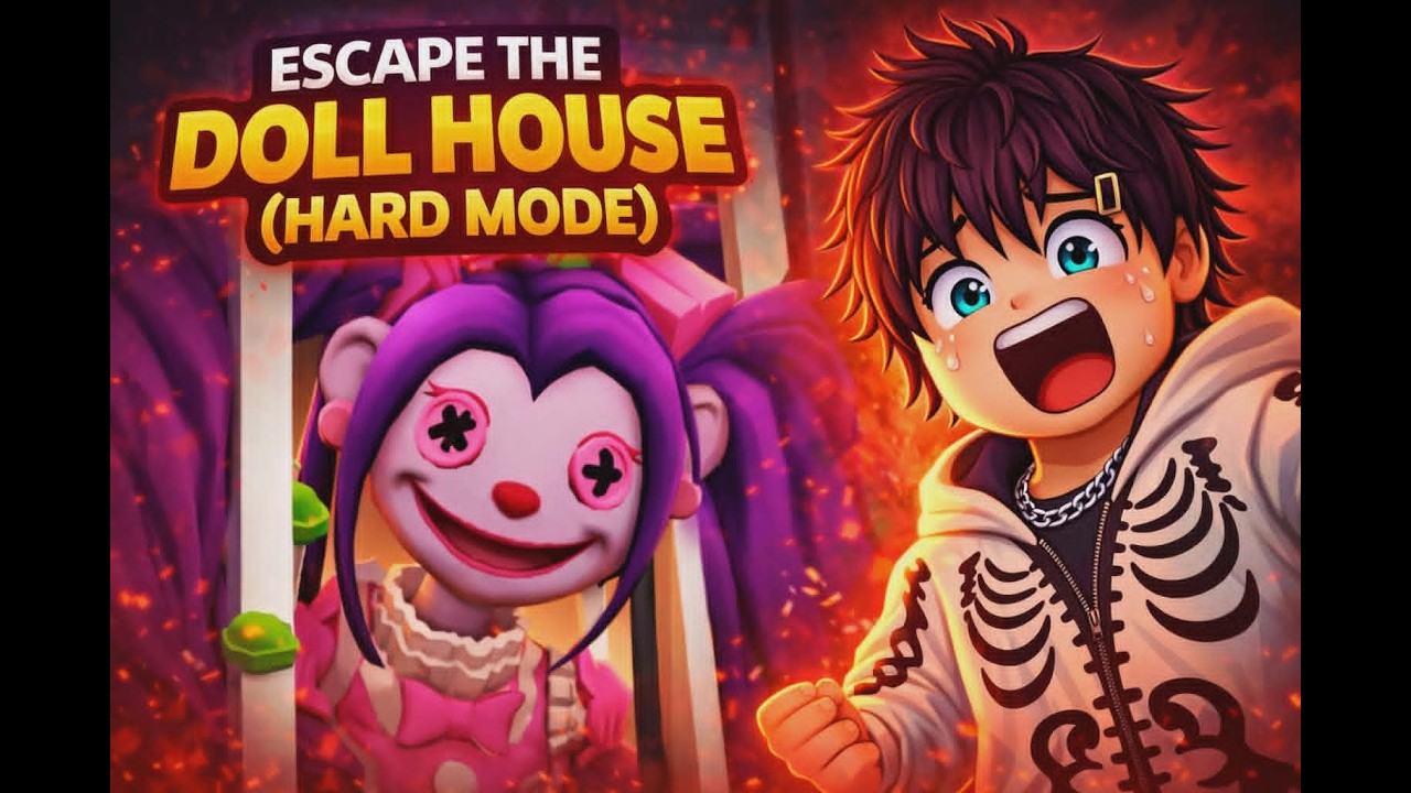ESCAPE DOLL HOUSE - ROBLOX (HARD MODE) !!!!