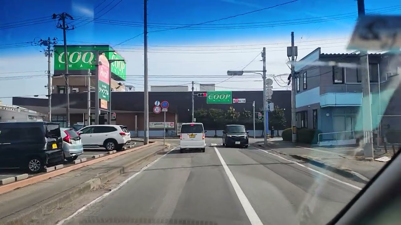 2026/03/18盛岡市  運動公園の駐車場🅿️まで。