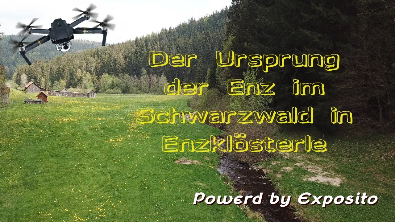 Der Ursprung der Enz im Schwarzwald in Enzklösterle [Deutsch] [DJI Mavic Pro][4K]