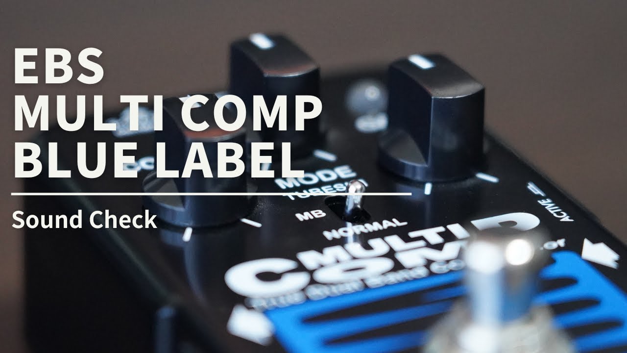【Bass Comp】EBS Multi Comp Sound Test【Sugi NB4】