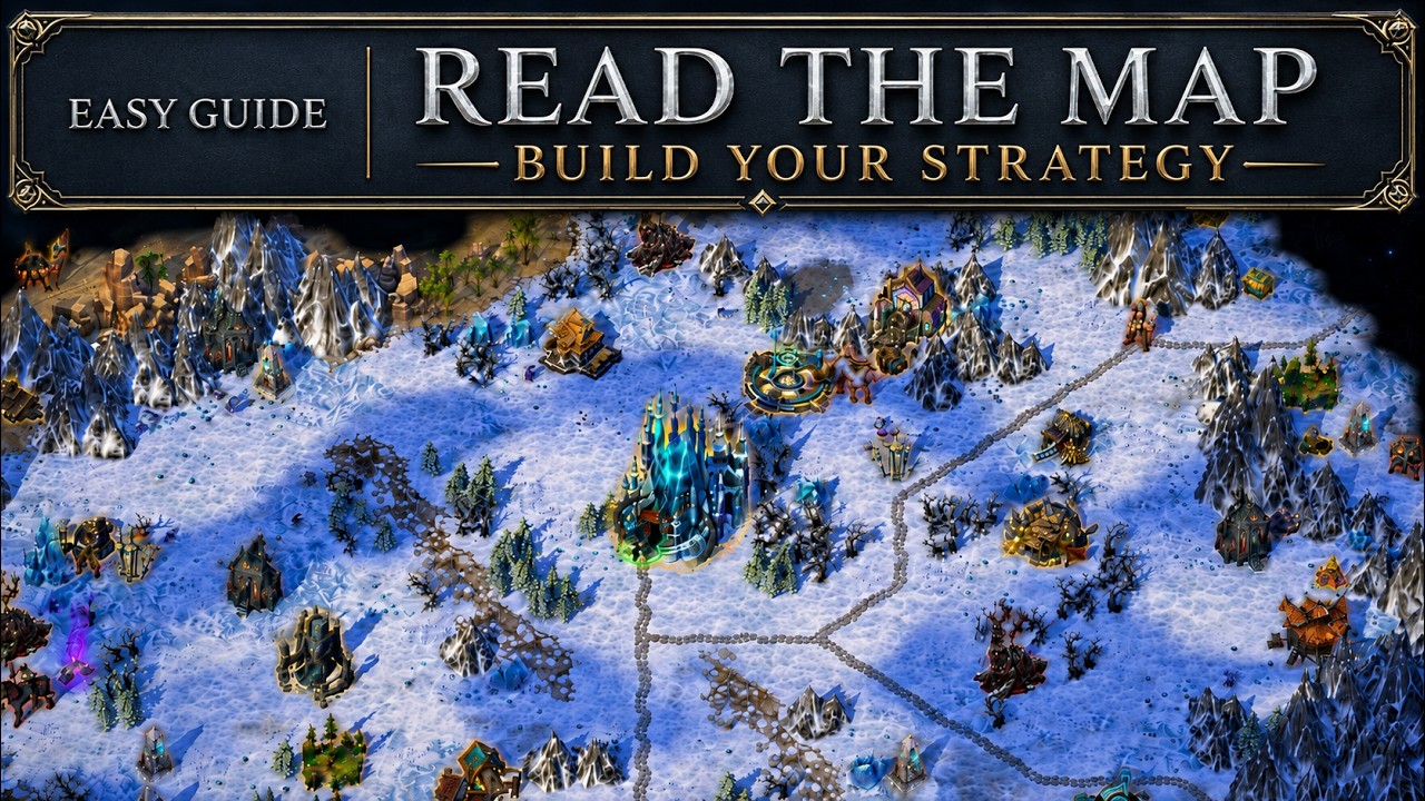 How To Build Your Strategy From The Map In HEROES OF MIGHT AND MAGIC OLDEN ERA