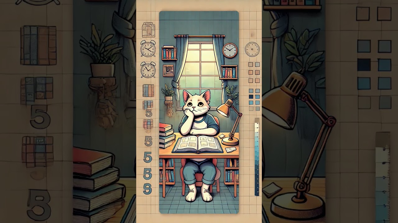Anthropomorphic Cats in Study Mode: A Relatable Journey #catlovers #cute  #catshorts #funny