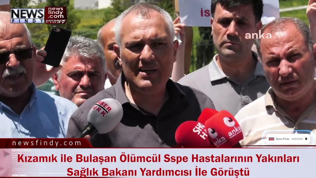 Kızamık ile Bulaşan Ölümcül Sspe Hastalarının Yakınları Sağlık Bakanı Yardımcısı İle Görüştü
