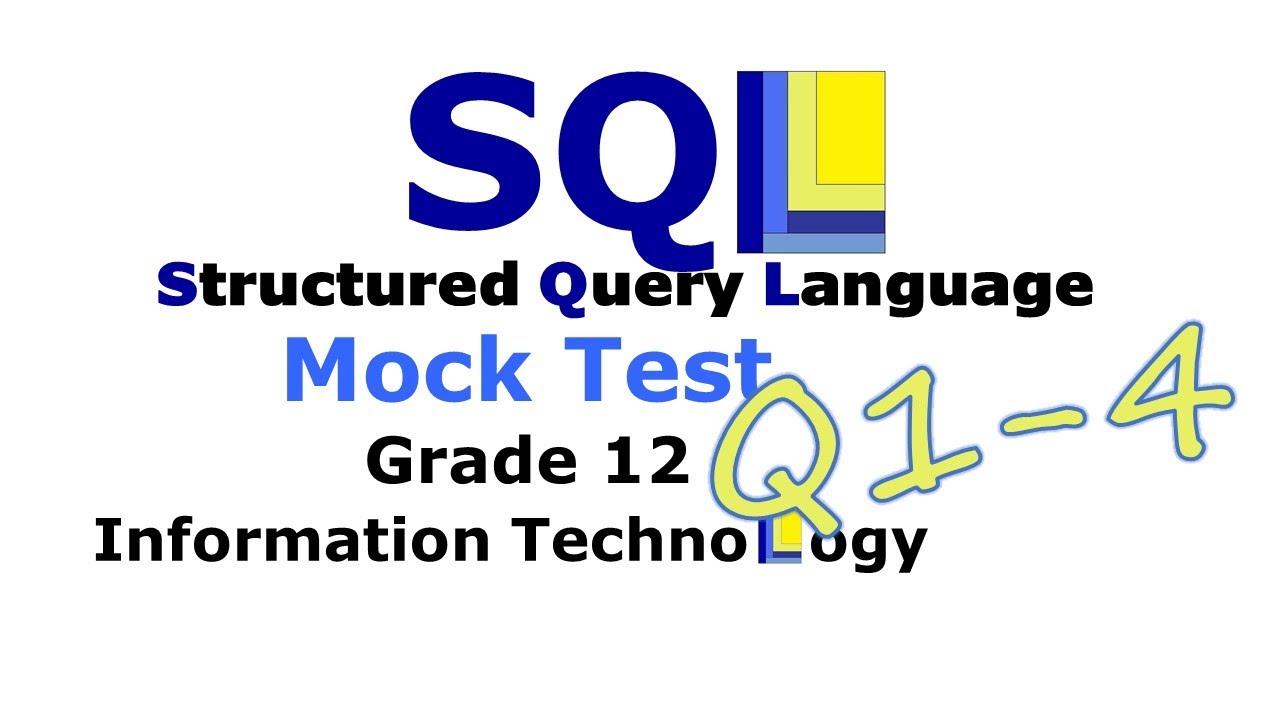 SQL Mock Test | Part 1 | Questions 1 - 4