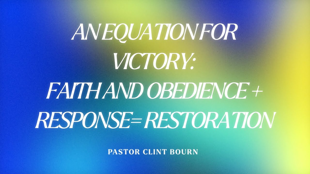 Sunday 03/01/2026 AM Pastor Clint Bourn 