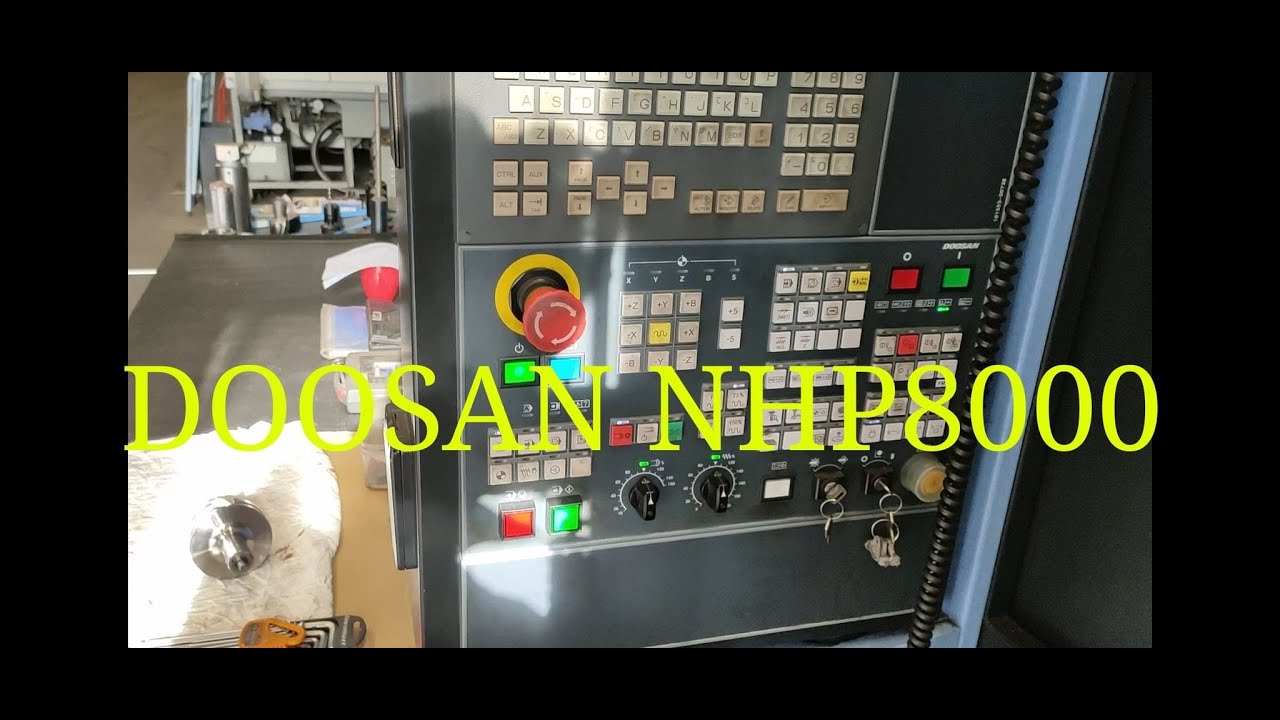 #DOOSAN NHP8000 POWER ON AND MATRIX REFERENCE HOME POSITION