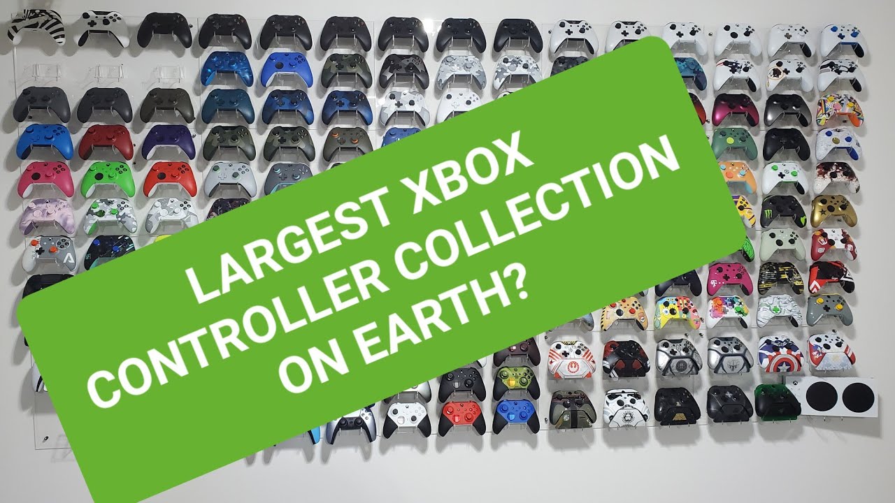 Is this the largest Xbox controller collection in the world? 10/6/24