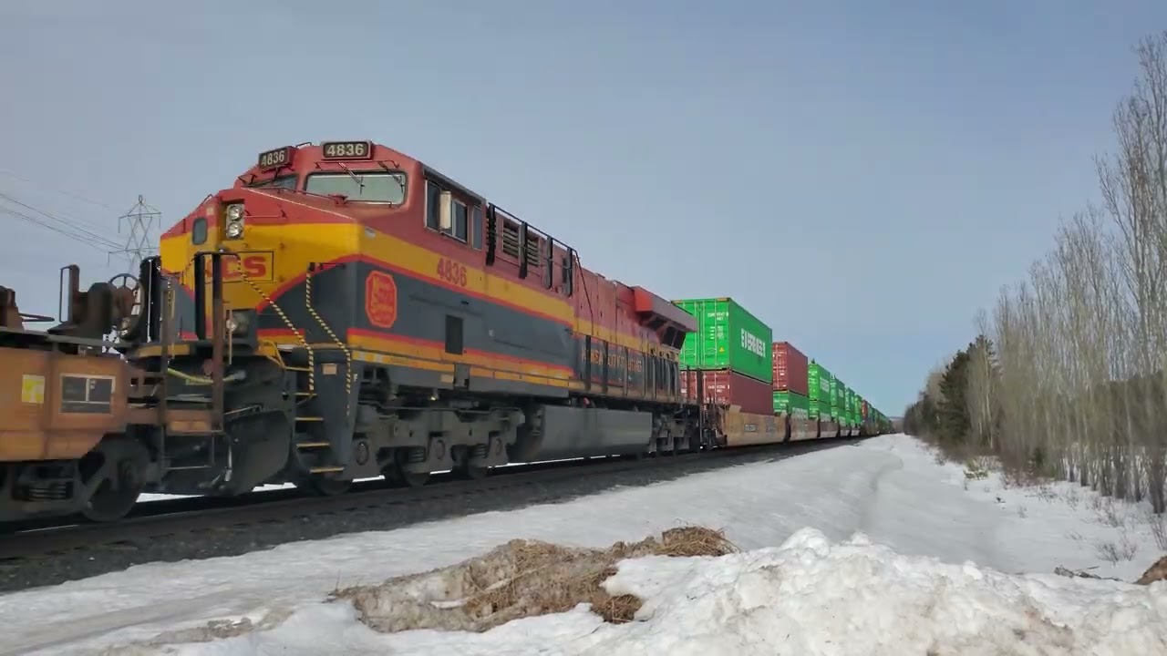 CPKC 7516 in Dorion Ontario