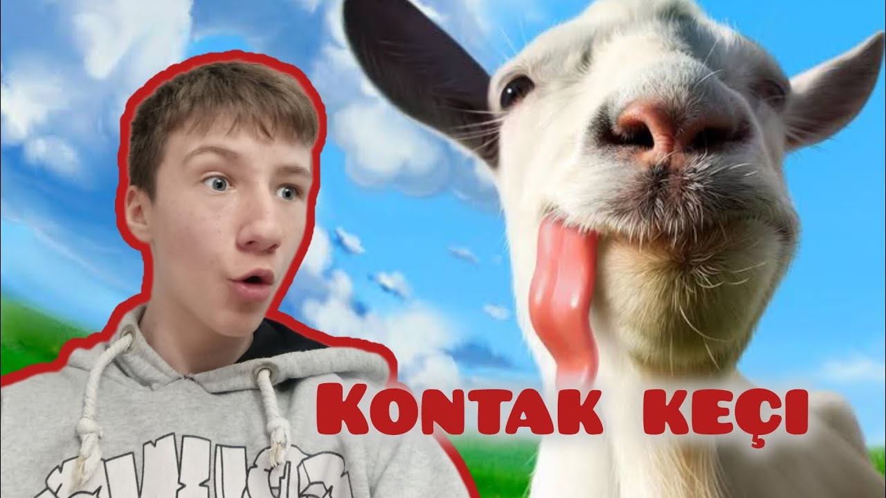 Manyek keçi oluyoruz (goat simulator)
