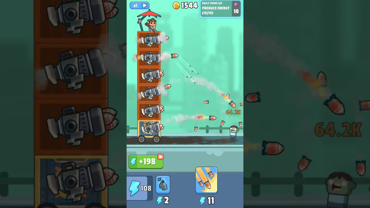 TDS - Tower Destiny Survive // Zombie city// One Slam Gameplay🔥🔥🔥