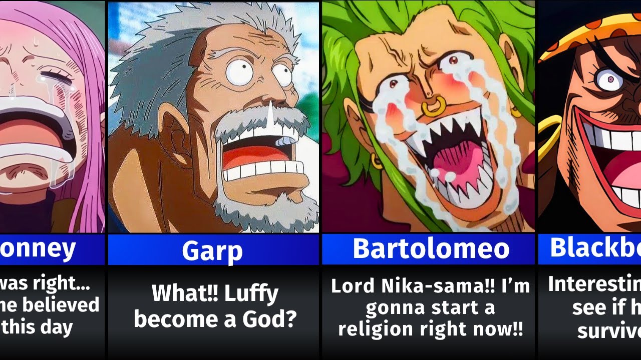 Everyone’s Reaction to Luffy’s Sun God Nika Transformation