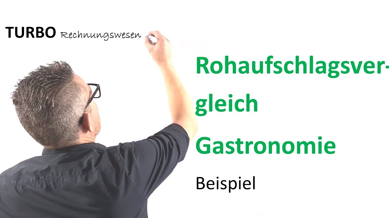 Rohaufschlagsvergleich Gastronomie Beispiel
