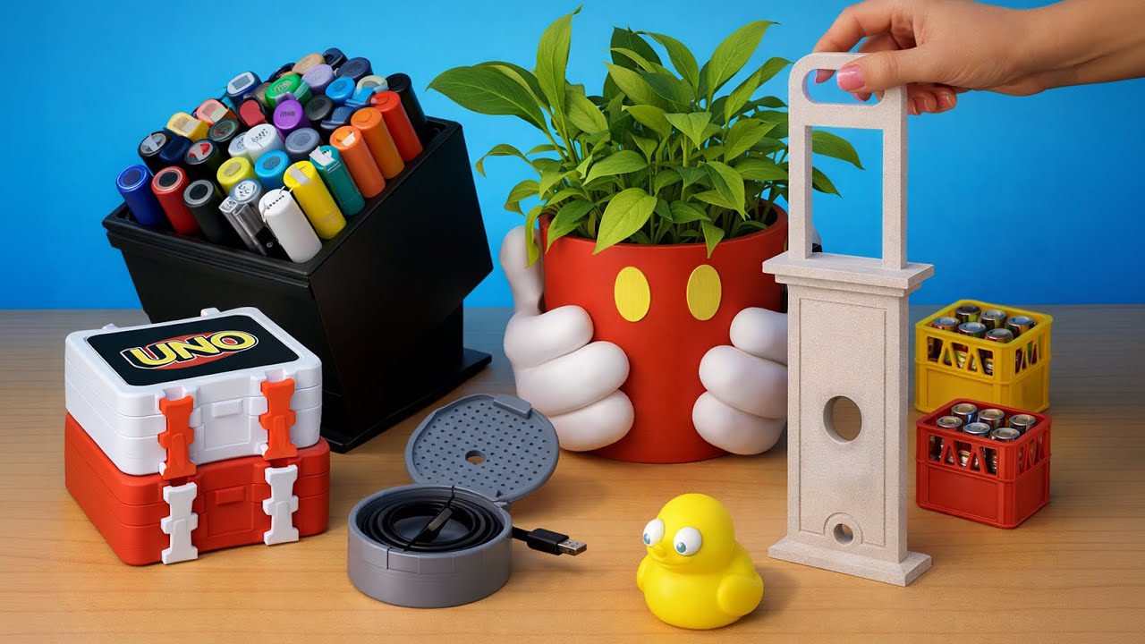 Essas Ideias em Impressão 3D São TÃO Boas Que Você Vai Querer Imprimir Todas 🤯🖨️