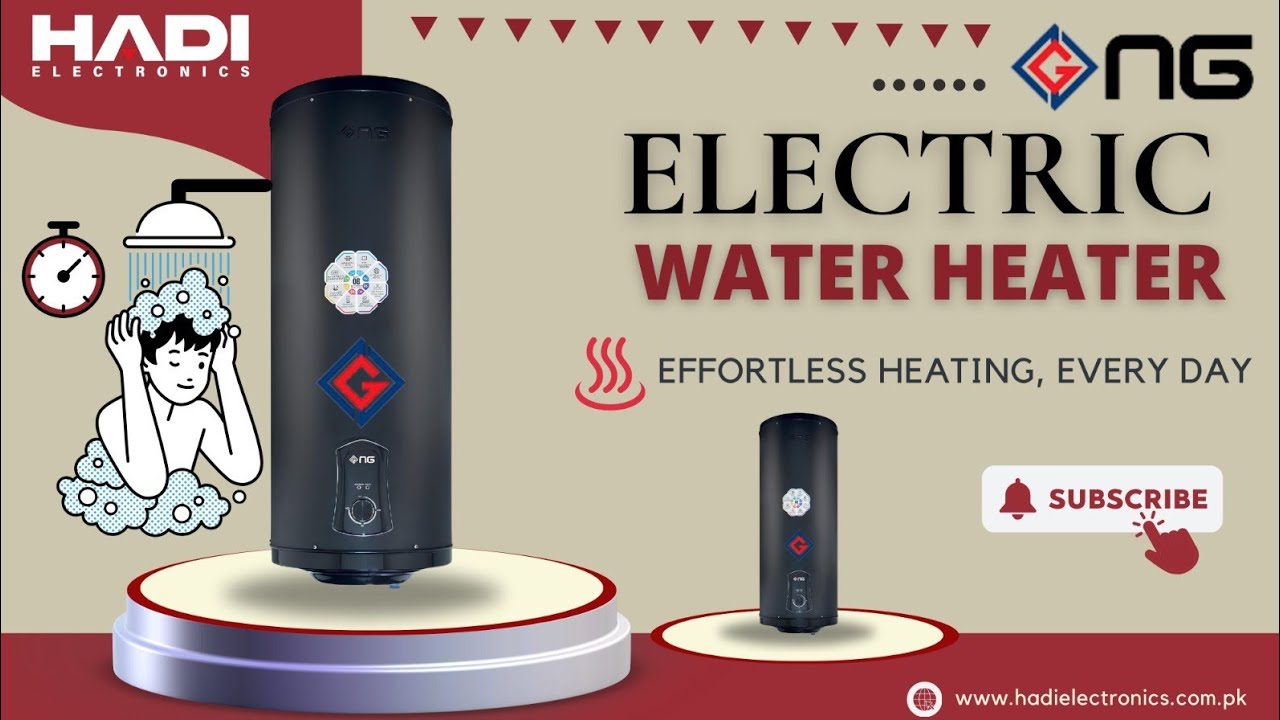 Nas Gas Electric Storage Water Heater | 30ltrs To 80ltrs | All sizes Available at Hadi Electronics
