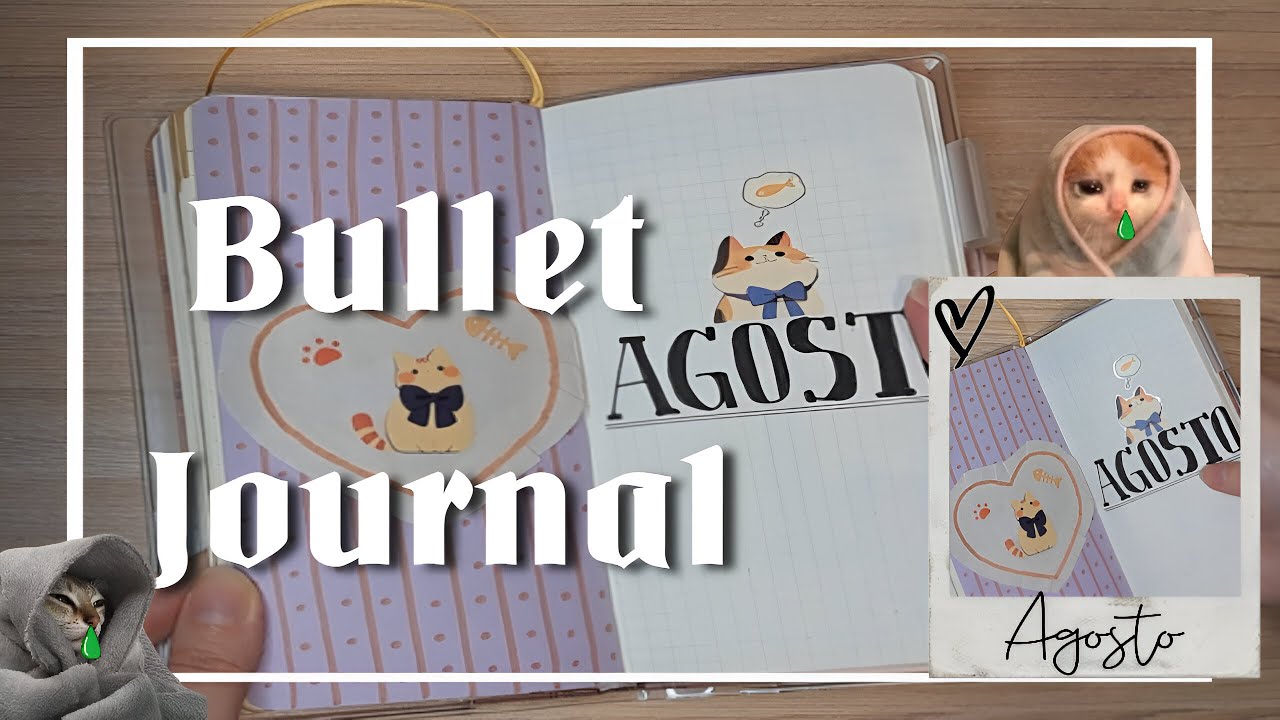 Mujer contagiosa trata de decorar con gatitos || Bujo agosto 2025