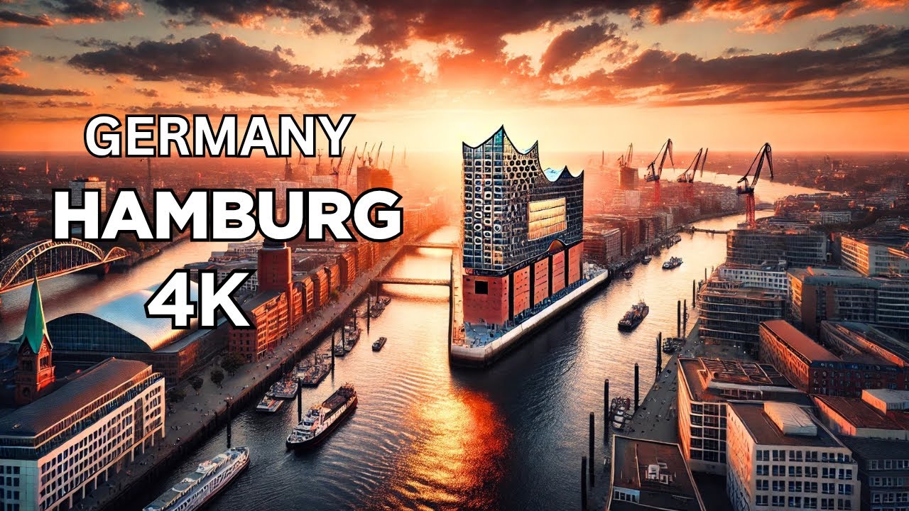 Hamburg, Germany in 4K Ultra HD | Stunning Aerial Views & Cityscape Tour