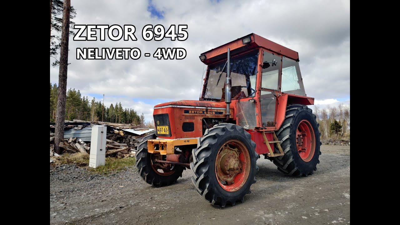 Zetor 6945 traktori - 4WD