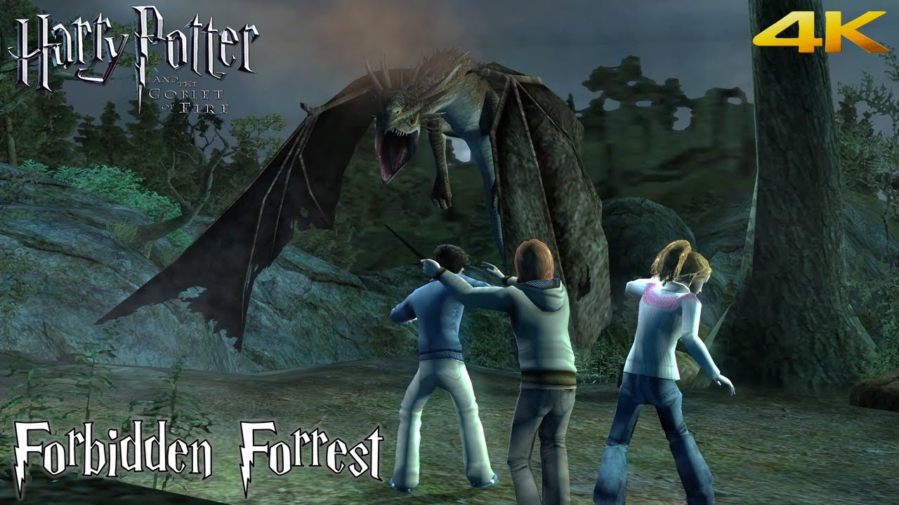 Harry Potter and the Goblet of Fire 'The Forbidden Forest' Walkthrough (4K)