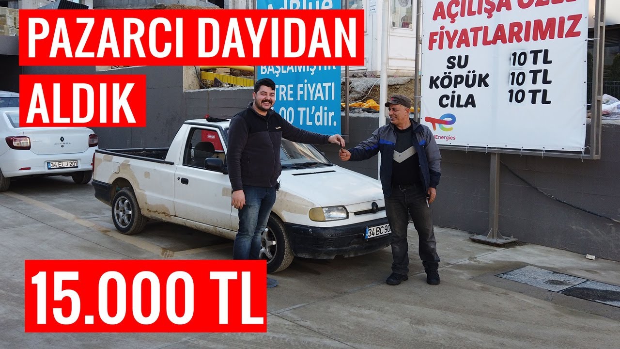 PAZARCI DAYIDAN 15.000 TL'ye ARABA ALDIM
