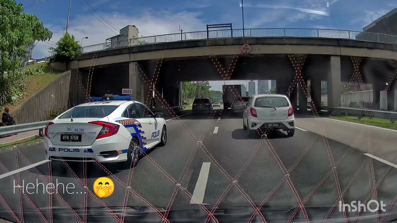 #civic ketam lari dari sekatan #roadblock
