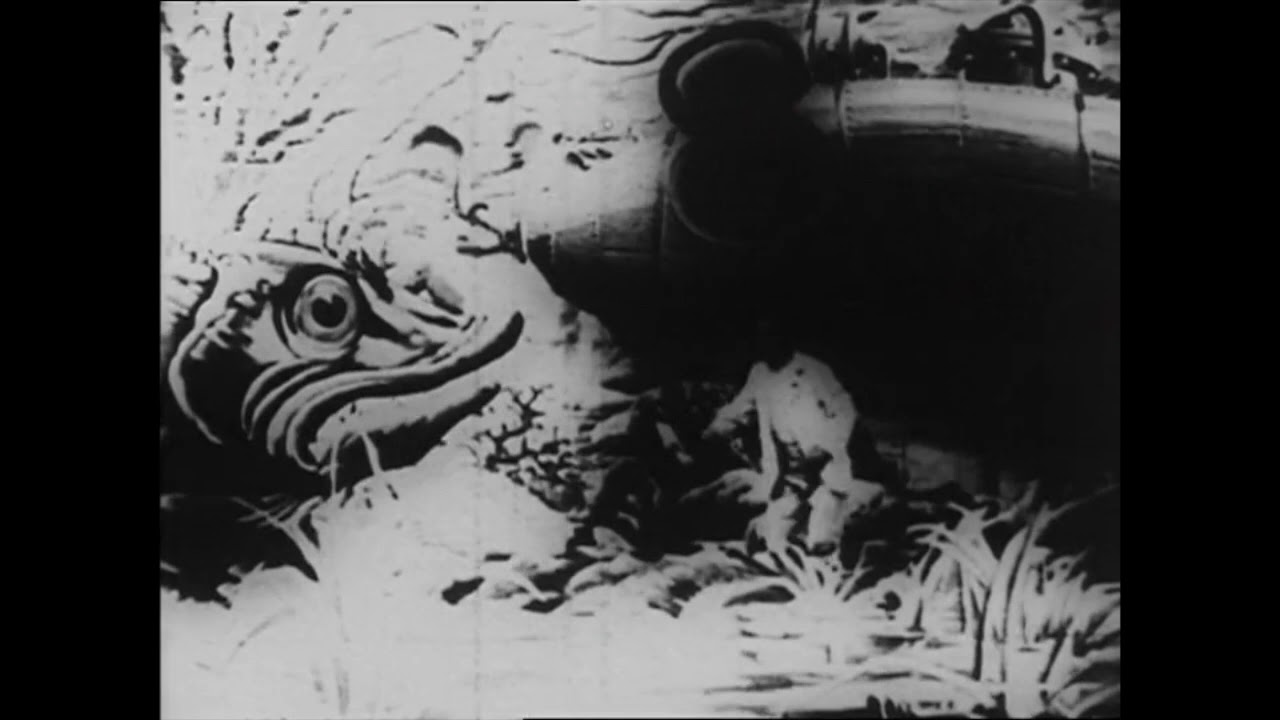 Deux Cents Milles sous les mers ou le Cauchemar du pêcheur (1907) Under the Seas (Méliès)