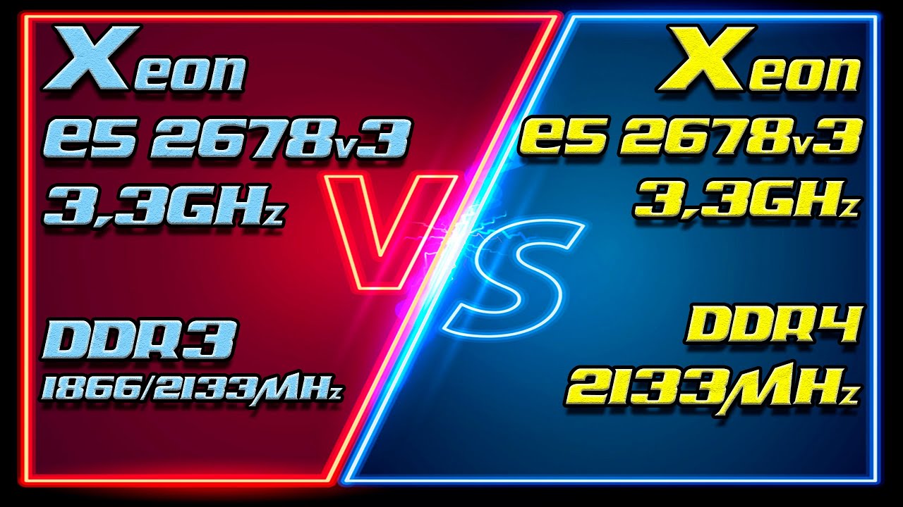 Xeon E5 2678v3, DDR3 1866MHz (9-9-9-22) vs DDR3 2133MHz (10-10-10-27) vs DDR4 2133MHz (12-11-11-28)