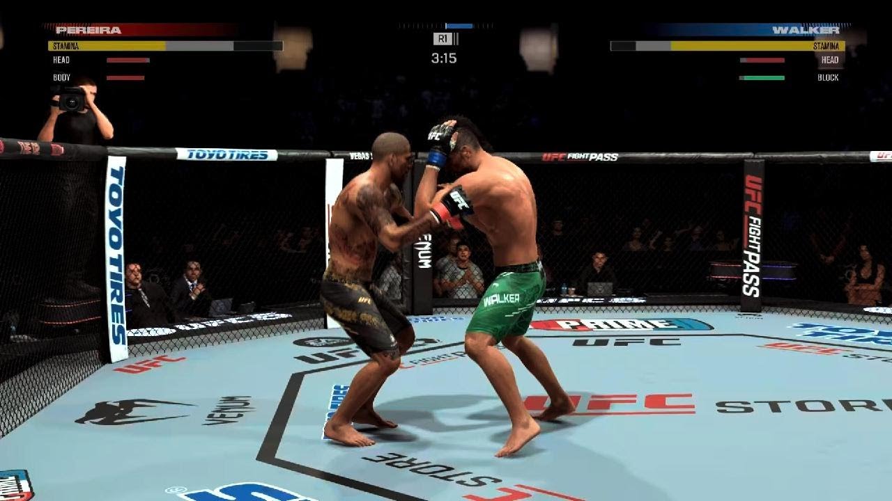 EA SPORTS UFC 5 Walker clean headkick KO