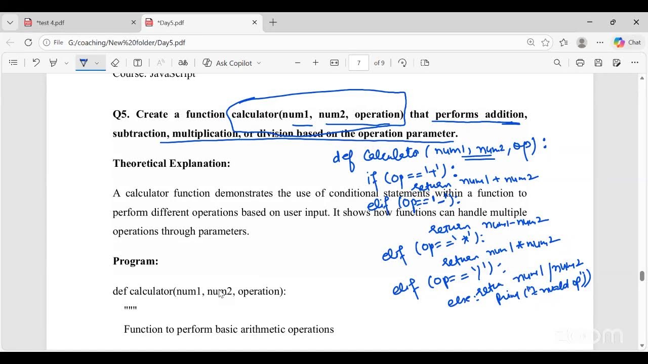 9. Python Subjective Questions | HPSC / KVS / NVS / EMRS TGT PGT CS