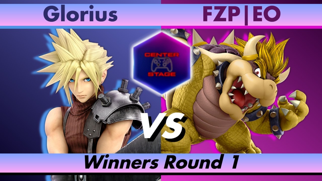 Center Stage #121 - Glorius (Cloud) vs FZP EO (Bowser) - Super Smash Bros Ultimate SSBU
