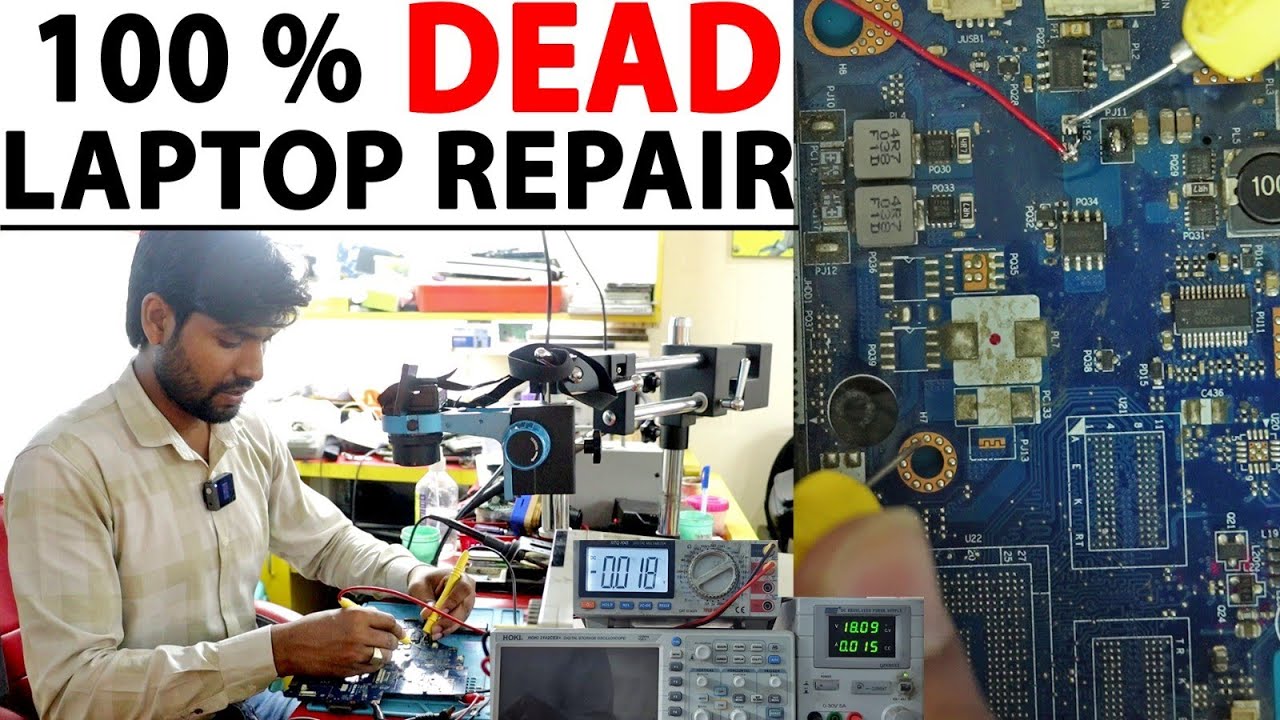 Dead Laptop Repair 100% | Laptop Not Power on solution